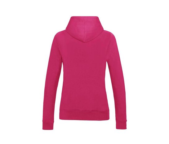  College Hoodie Dames - Hot Pink