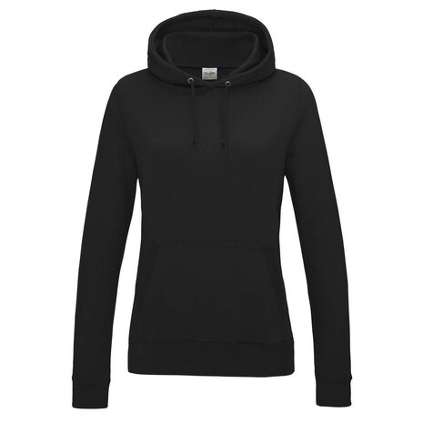  College Hoodie Dames - Jet Black