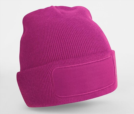 ORIGINAL PATCH BEANIE - Fuchsia