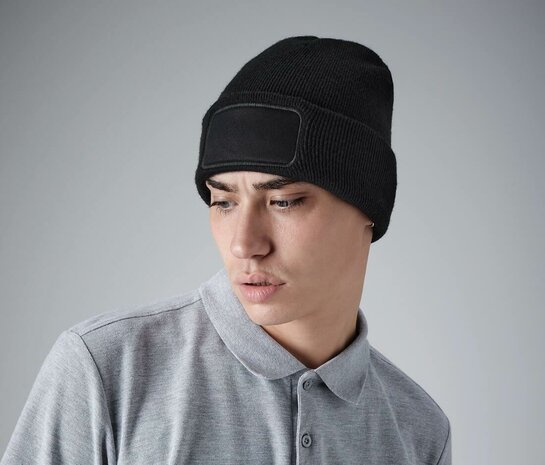 ORIGINAL PATCH BEANIE - Olive Green