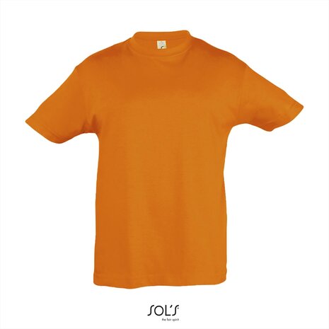 Orange - Kids Sol&#039;s Regent T-shirt