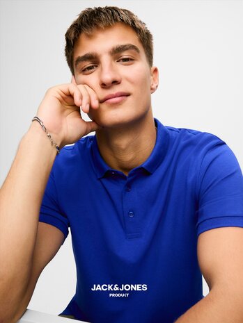 Light Grey Melange - JACK &amp; JONES//PRODUKT True Polo