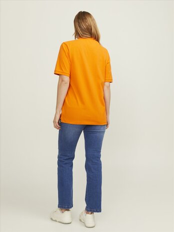 Vibrant Orange - JACK &amp; JONES//PRODUKT True Polo