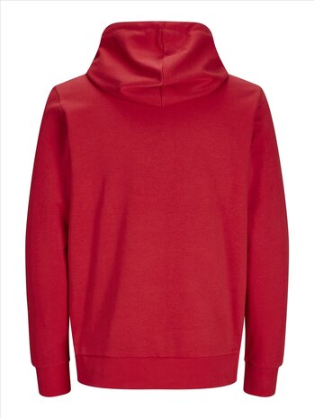 Lipstick Red - JACK &amp; JONES//PRODUKT Cosy Hood