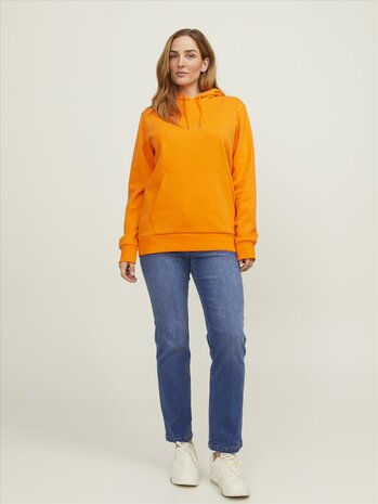 Vibrant Orange - JACK &amp; JONES//PRODUKT Cosy Hood