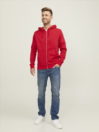 Lipstick Red JACK &amp; JONES//PRODUKT Day Zip Hood