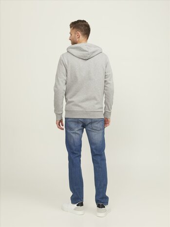 Light Grey Melange JACK &amp; JONES//PRODUKT Day Zip Hood