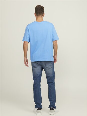 Azure Blue JACK &amp; JONES//PRODUKT Frame Tee