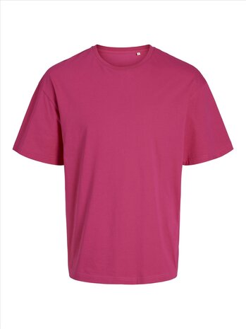 Fuchsia Rose JACK &amp; JONES//PRODUKT Frame Tee
