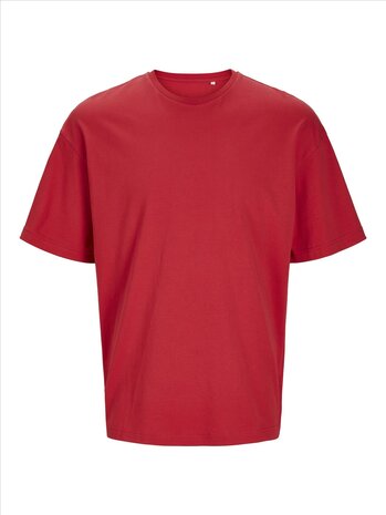 Lipstick Red JACK &amp; JONES//PRODUKT Frame Tee