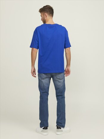 Surf the Web Blue JACK &amp; JONES//PRODUKT Frame Tee