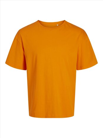Vibrant Orange JACK &amp; JONES//PRODUKT Frame Tee