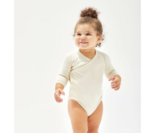 Baby Long Sleeve Kimono Bodysuit