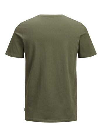 Olive Night JACK&amp;JONES Organic Essential Tee R-neck