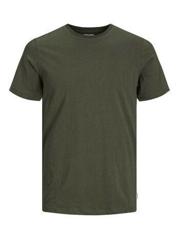 Olive Night JACK&amp;JONES Organic Essential Tee R-neck
