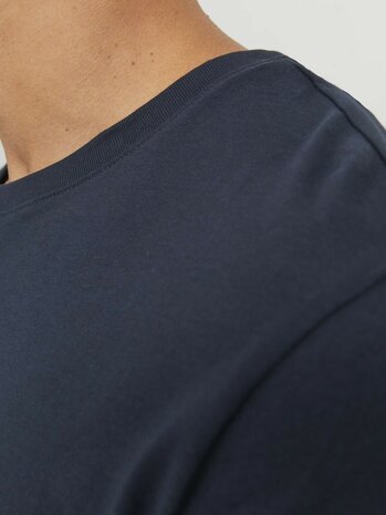 Navy Blazer JACK&amp;JONES Organic Essential Tee R-neck