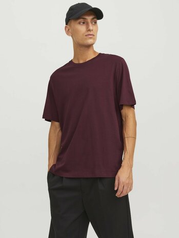 Black JACK&amp;JONES Organic Essential Tee R-neck
