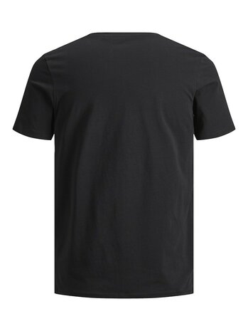 Black JACK&amp;JONES Organic Essential Tee R-neck