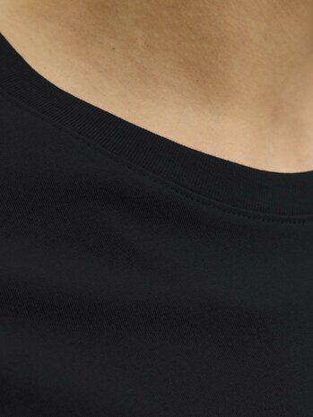 Black JACK&amp;JONES Organic Essential Tee R-neck