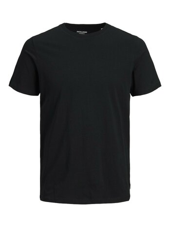 Black JACK&amp;JONES Organic Essential Tee R-neck