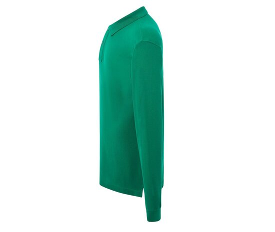 Man regular lange mouw polo - Kelly Green