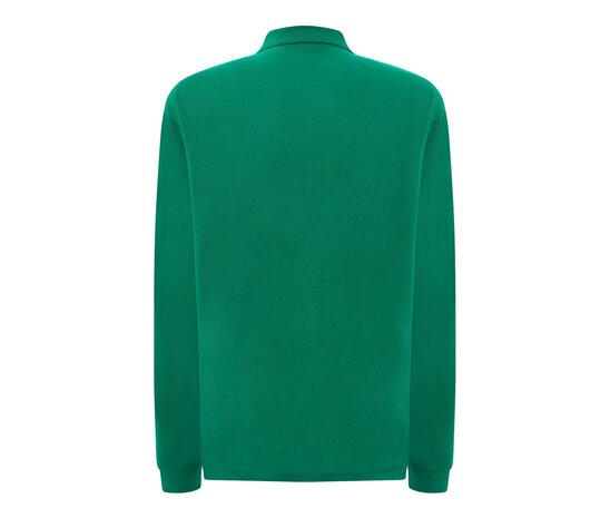 Man regular lange mouw polo - Kelly Green