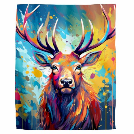 Sherpa Fleeceplaid 150 &times; 120 cm &ndash; 450 g/m&sup2; &ndash; Full Color Design