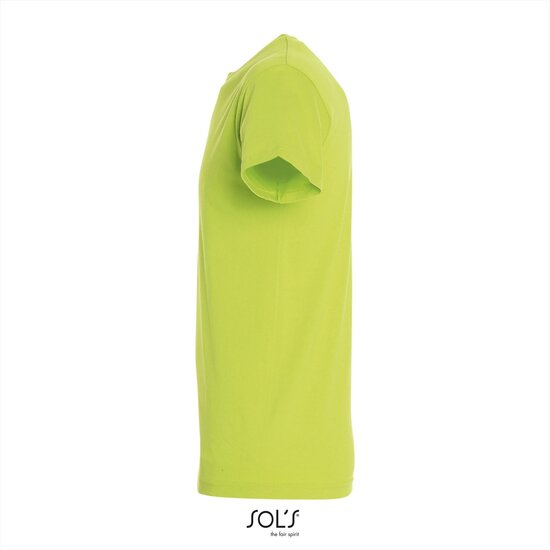 Zijkant SOLs Regent T-Shirt Apple Green