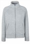 Lady-Fit Premium Sweat Jacket - Heather Grey
