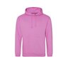 College Hoodie Man - Candyfloss Pink