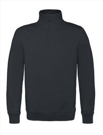 B&C Zip Neck Sweat - Navy B&C Zip Neck Sweat - Navy