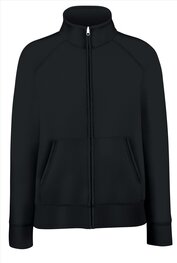 Lady-Fit Premium Sweat Jacket - Black Lady-Fit Premium Sweat Jacket - Black