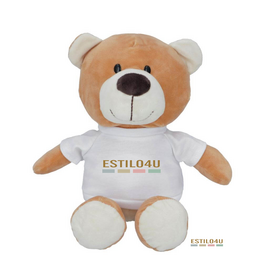 Pluchen teddybeer met T-shirt Pluchen teddybeer met T-shirt