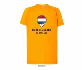 Sport Kid T-Shirt - ORANGE FLUOR: Stad/Dorp Sport Kid T-Shirt - ORANGE FLUOR: Stad/Dorp