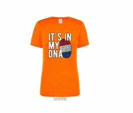 Sport T-Shirt Lady - Orange Fluor : It's in my DNA Sport T-Shirt Lady - Orange Fluor : It's in my DNA