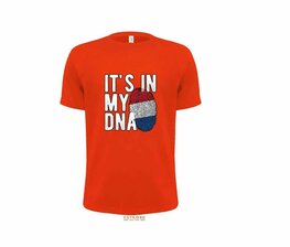 Sport T-Shirt Man - Orange Fluor: It's in my DNA Sport T-Shirt Man - Orange Fluor: It's in my DNA