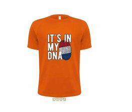 Sport T-Shirt Man - Orange: It's in my DNA Sport T-Shirt Man - Orange: It's in my DNA