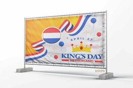 Banner 100cm x 150cm: king netherland-05 Banner 100cm x 150cm: king netherland-05