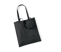 Shopping bag - Black - 1-zijdig bedrukt Shopping bag - Black - 1-zijdig bedrukt