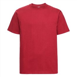 Russell Authentic Heavyweight T-Shirt - Klassiek rood Russell Authentic Heavyweight T-Shirt - Klassiek rood