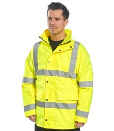 Hi-Vis 4-in-1 verkeersjack - Geel Hi-Vis 4-in-1 verkeersjack - Geel