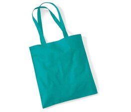 Shopping bag - Smaragd - 2-zijdig bedrukt Shopping bag - Smaragd - 2-zijdig bedrukt