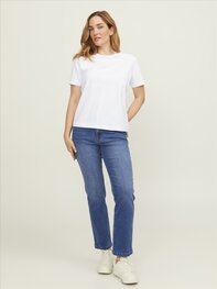 White JACK & JONES//PRODUKT Classic Women's Tee White JACK & JONES//PRODUKT Classic Women's Tee