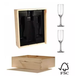 Offerte Champagne 3 Vak Wijnkist Offerte Champagne 3 Vak Wijnkist