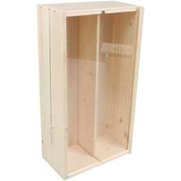 Plexiglas deksel 2 Vak Wijnkist Plexiglas deksel 2 Vak Wijnkist