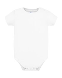Single Jersey Baby Body - Wit Single Jersey Baby Body - Wit