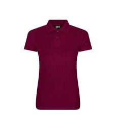 Ladies Pro Piqué Polo Shirt Burgundy Ladies Pro Piqué Polo Shirt Burgundy
