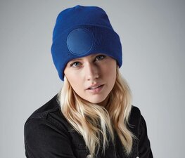 Circular Patch Beanie - Borg