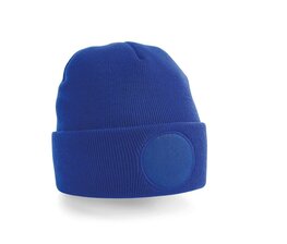 Circular Patch Beanie Bright Royal