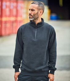 Pro 1/4 Neck Zip Sweatshirt - Borg Pro 1/4 Neck Zip Sweatshirt - Borg